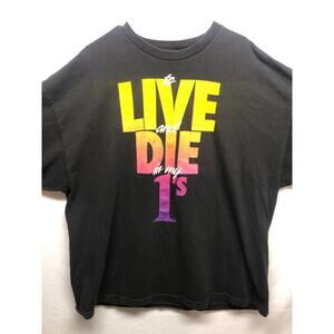 Vintage NIKE AIR Force I "LIVE and DIE in My 1's" (3XL) T-Shirt